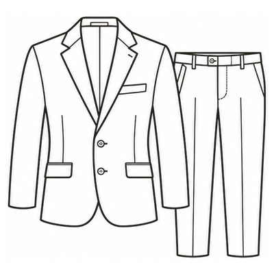 Full suit -- jacket and pants